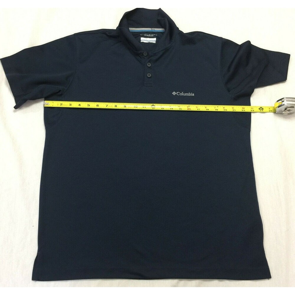 COLUMBIA OMNI SHADE MENS POLO ATHLETIC SHIRT SIZE L